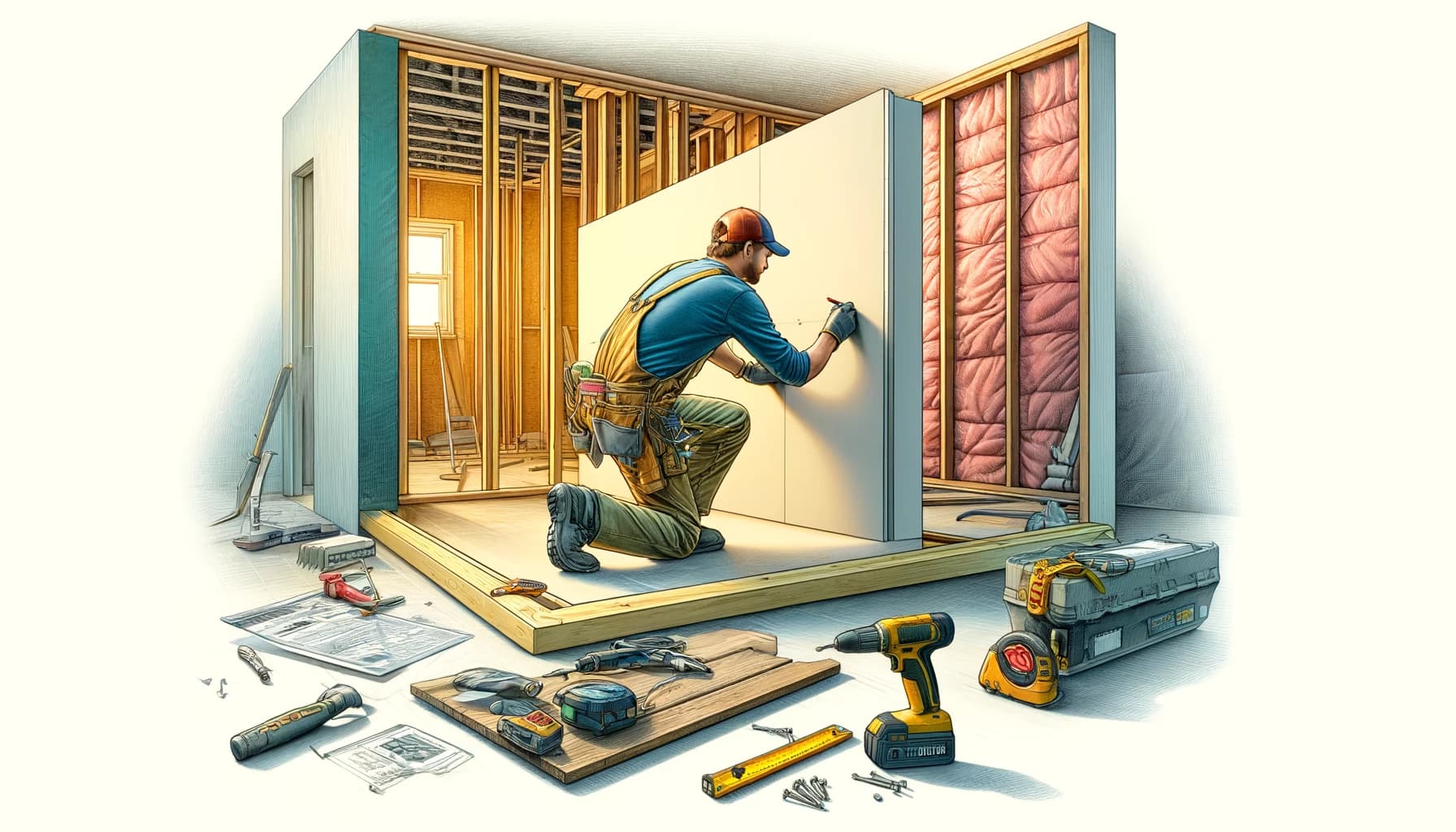 Professional Drywall Installation Services example 1