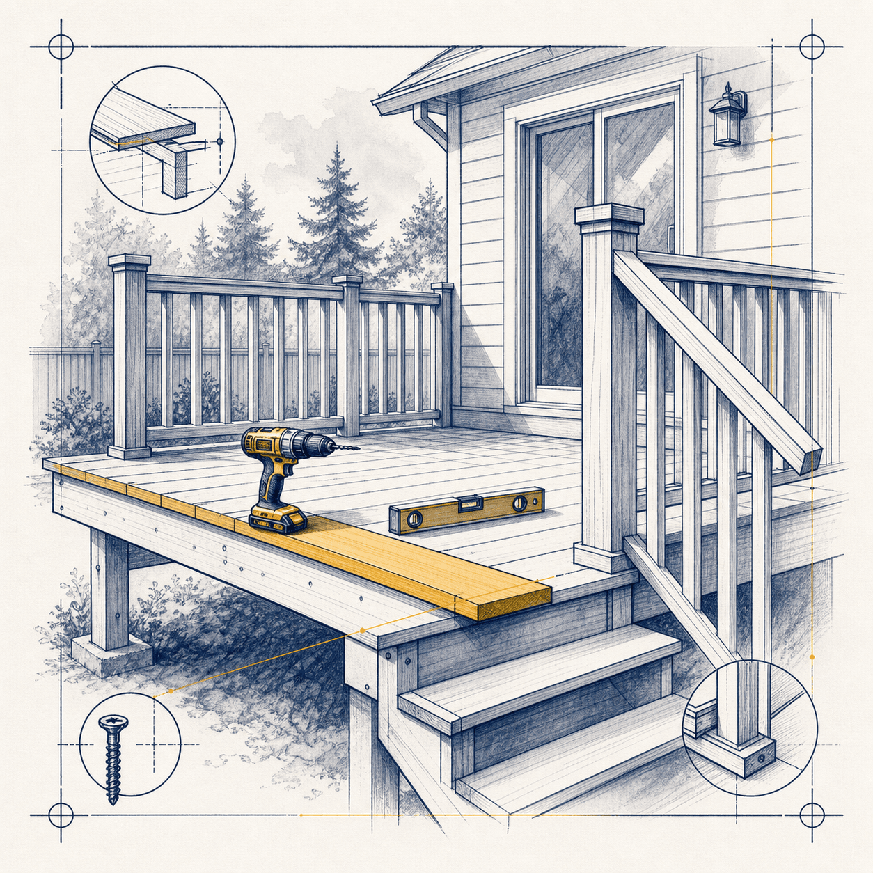 Wooden Decks & Porches